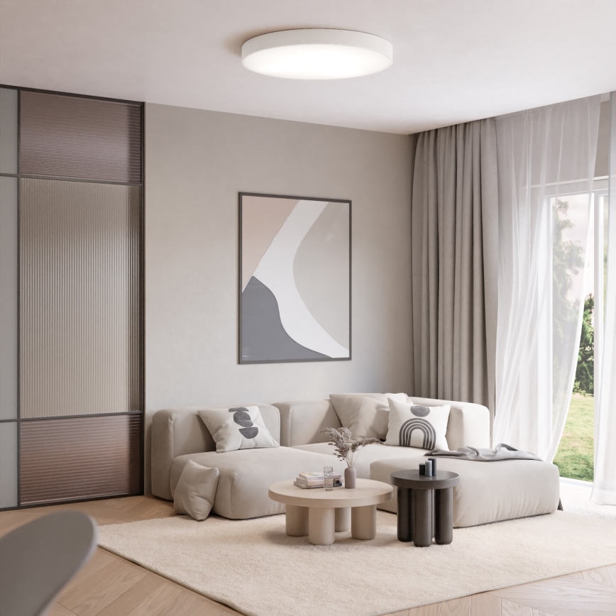 Brilagi - LED RGBW prigušiva stropna svjetiljka CLARE 5xE27/9W/230V 2700-6500K Ø 60 cm Wi-Fi bijela