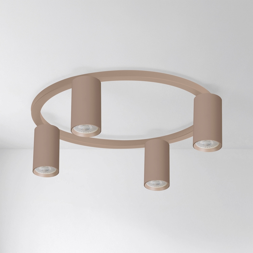 Brilagi - LED RGBW stropna svjetiljka SELE s prigušivanjem 4xGU10/6,5W/230V 2700-6500K bež