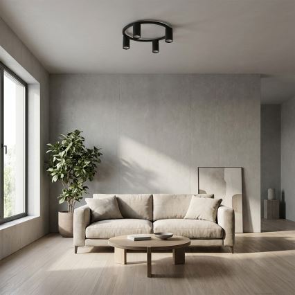 Brilagi - LED RGBW prigušivo stropno svjetlo SELE 4xGU10/6,5W/230V 2700-6500K crna
