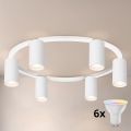 Brilagi - LED RGBW Prigušivo stropno svjetlo SELE 6xGU10/6,5W/230V 2700-6500K bijela + daljinski upravljač