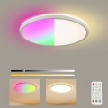 Brilagi - LED RGBW Prigušivo stropno svjetlo ULTRA SLIM LED/18W/230V 2700-6500K prom. 30 cm bijela + daljinsko upravljanje