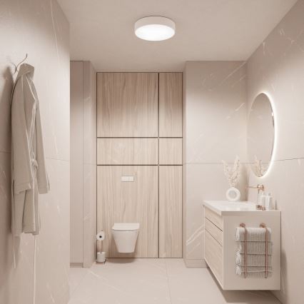 Brilagi - LED RGBW kupaonsko stropno svjetlo CLARE s mogućnošću prigušivanja 3xE27/9W/230V 2700–6500K Ø 40 cm IP54 Wi‑Fi bijelo