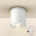 Brilagi - LED RGBW prigušivo ugradno spot svjetlo MIA 1xGU10/4,8W/230V 3000K 84x80 mm bijela + daljinski upravljač
