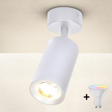 Brilagi - LED RGBW prigušivo ugradno spot svjetlo SELE 1xGU10/4,8W/230V 3000K bijelo + daljinsko upravljanje