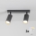 Brilagi - LED RGBW prigušivo ugradno svjetlo SELE 2xGU10/4,8W/230V 3000K crno/zlatno + daljinski upravljač