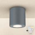 Brilagi - LED RGBW prigušivo vanjsko svjetlo MIA 1xGU10/4,8W/230V 3000K 84x80 mm antracit IP54 + daljinski upravljač