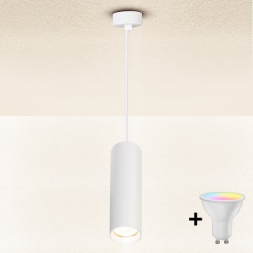 Brilagi - LED RGBW prigušivo viseće svjetlo na kabelu SELE 1xGU10/4,8W/230V 3000K bijela + daljinski upravljač