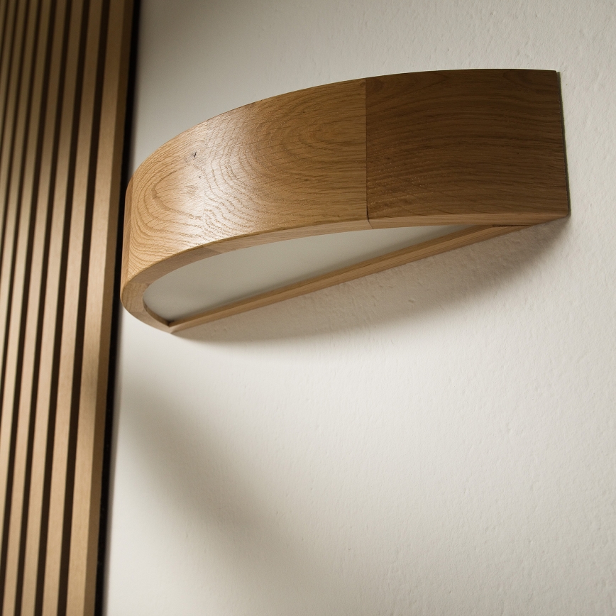 Brilagi - LED RGBW prigušivo zidno svjetlo CARVALHO 1xE27/15W/230V 2700-6500K Wi-Fi hrast