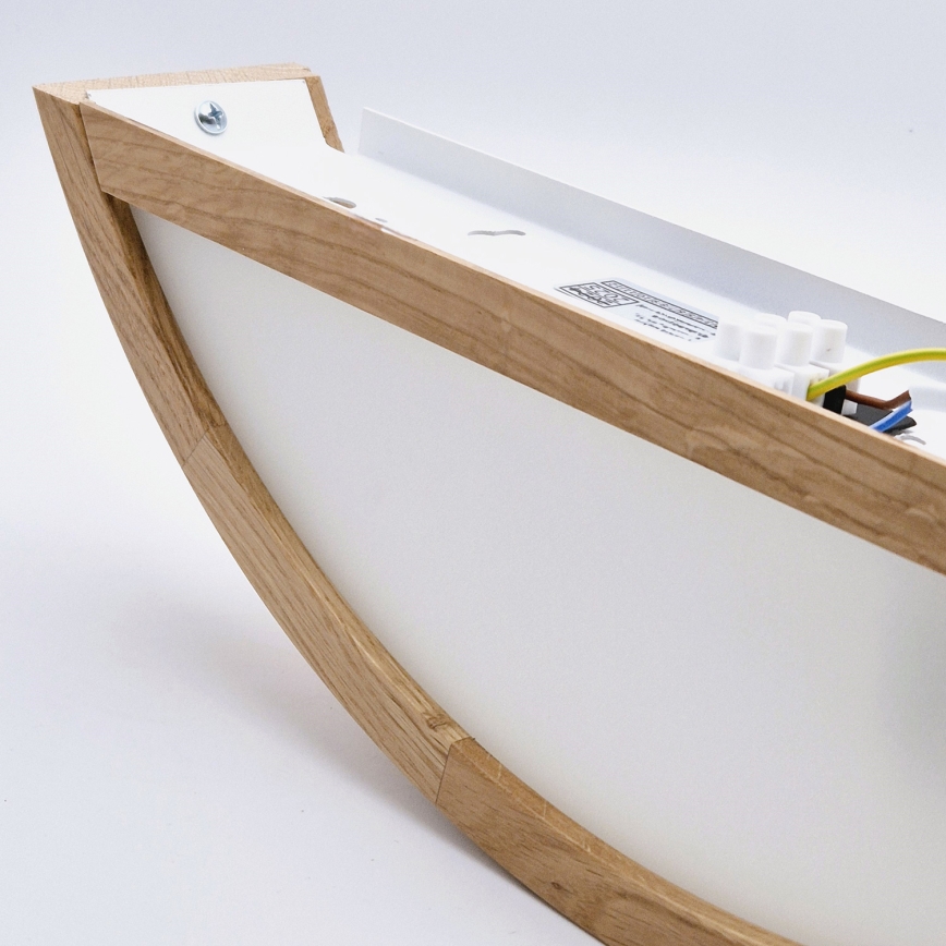 Brilagi - LED RGBW prigušivo zidno svjetlo CARVALHO 1xE27/15W/230V 2700-6500K Wi-Fi hrast