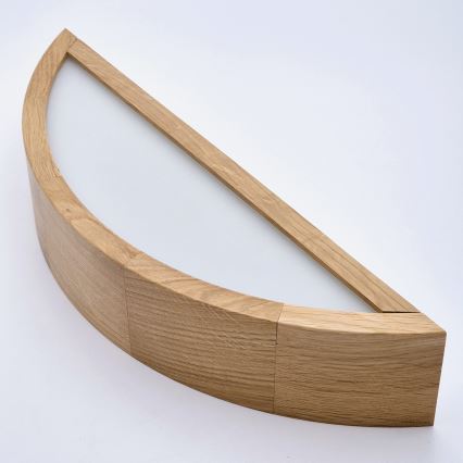 Brilagi - LED RGBW prigušivo zidno svjetlo CARVALHO 1xE27/15W/230V 2700-6500K Wi-Fi hrast