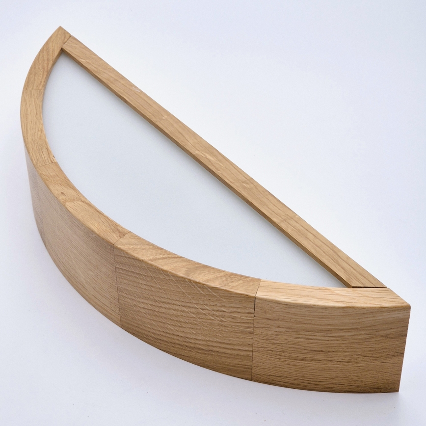 Brilagi - LED RGBW prigušivo zidno svjetlo CARVALHO 1xE27/15W/230V 2700-6500K Wi-Fi hrast