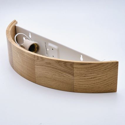 Brilagi - LED RGBW prigušivo zidno svjetlo CARVALHO 1xE27/9W/230V 2700-6500K Wi-Fi hrast