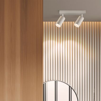 Brilagi - LED RGBW prigušiva ugradna svjetiljka SELE DIAMANT 2xGU10/4,8W/230V 3000K bijela + daljinski upravljač