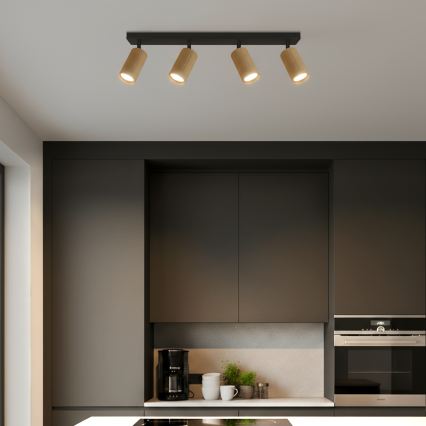 Brilagi - LED RGBW prigušivo ugradno spot svjetlo SELE MODERN 4xGU10/4,8W/230V 3000K zlatna + daljinski upravljač