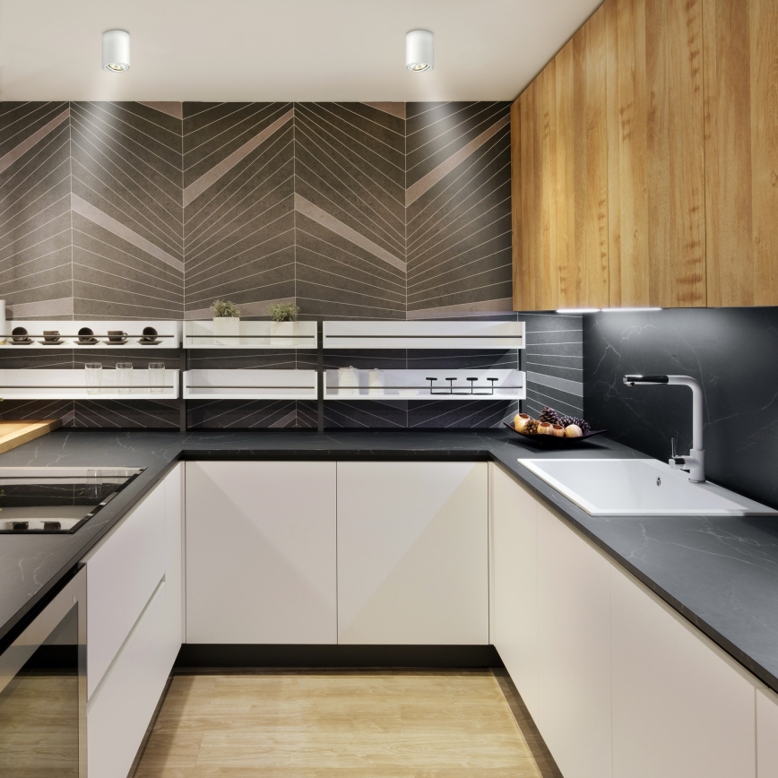 Brilagi - LED RGBW prigušiva točkasta ugradna svjetiljka MIA 1xGU10/30W/230V 2700-6500K Wi-Fi 100x80 mm bijela