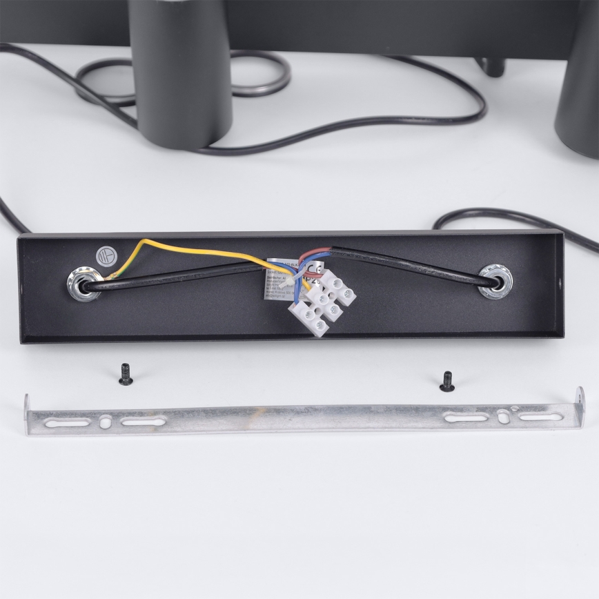 Brilagi - LED RGBW luster s prigušivanjem na sajli SELE 6xGU10/6,5W/230V 2700-6500K crna + daljinski upravljač