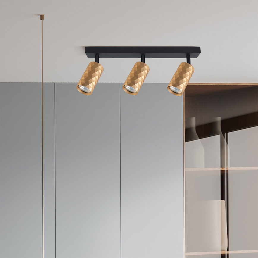 Brilagi - LED RGBW prigušiva spot svjetiljka SELE DIAMANT 3xGU10/6,5W/230V 2700-6500K Wi-Fi zlatna