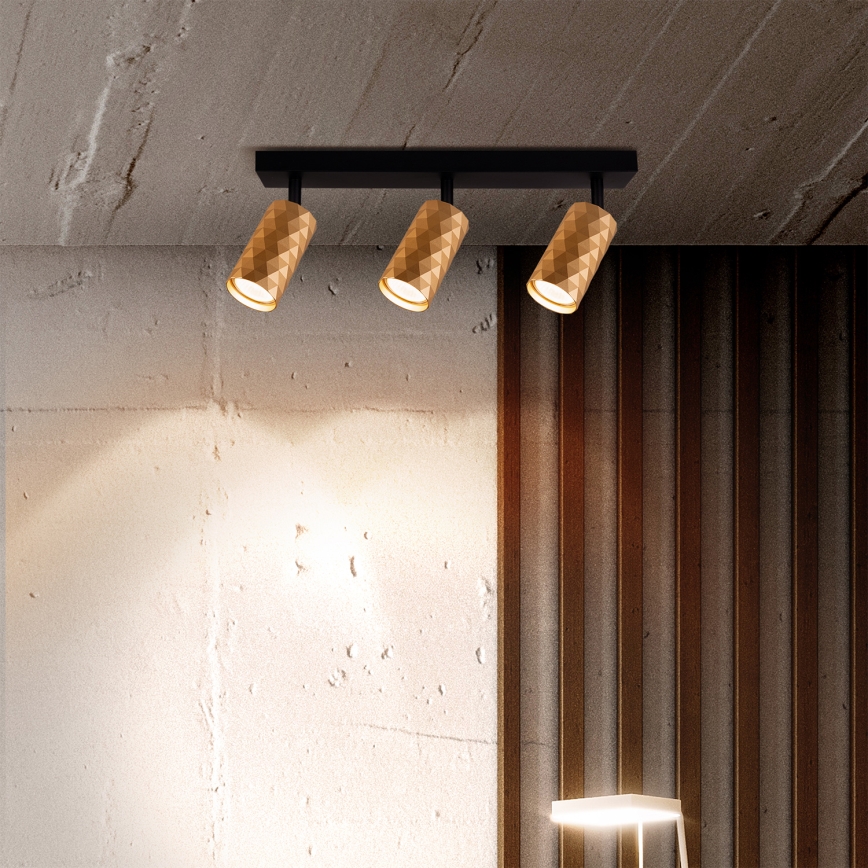 Brilagi - LED RGBW prigušiva spot svjetiljka SELE DIAMANT 3xGU10/6,5W/230V 2700-6500K Wi-Fi zlatna