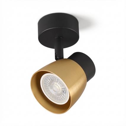 Brilagi - LED RGBW spot s mogućnošću prigušivanja NUGGET 1xGU10/4,8W/230V crna/zlatna