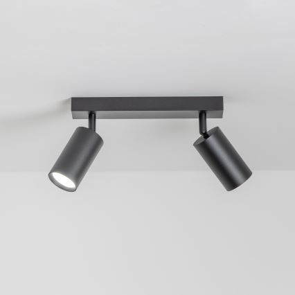 Brilagi - LED RGBW zatemnjivo točkasto svjetlo SELE 2xGU10/4,8W/230V 3000K crno + daljinski upravljač