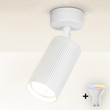 Brilagi - LED RGBW spot svjetiljka s mogućnošću prigušivanja SELE MODERN 1xGU10/4,8W/230V 3000K bijela + daljinski upravljač