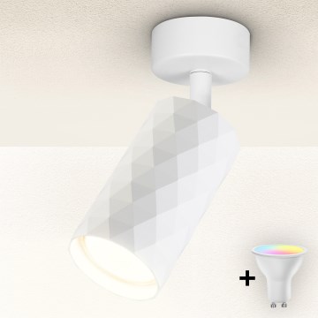 Brilagi - LED RGBW spot svjetiljka SELE DIAMANT s mogućnošću prigušivanja 1xGU10/4,8W/230V 3000K bijela + daljinski upravljač