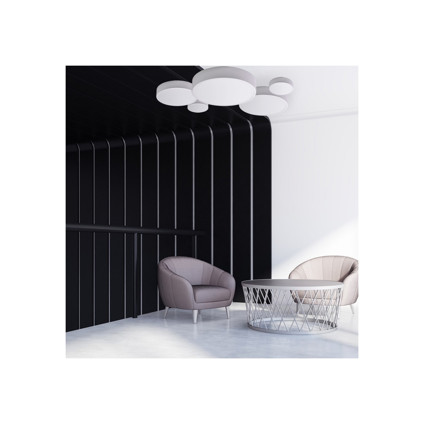 Brilagi - LED RGBW prigušiva stropna svjetiljka CLARE 3xE27/9W/230V 2700-6500K promjer 40 cm Wi-Fi bijela