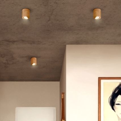 Brilagi - LED RGBW prigušivo spot svjetlo MIA 1xGU10/30W/230V 2700-6500K Wi-Fi 84x80 mm smeđe