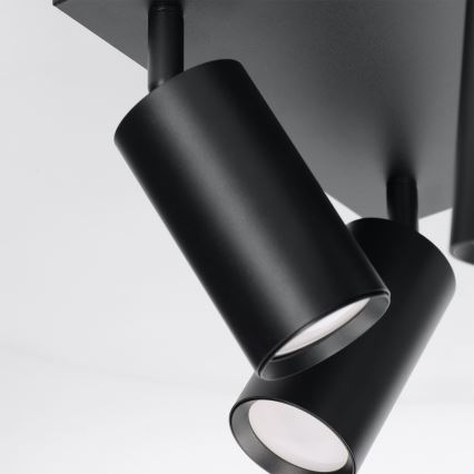Brilagi - LED RGBW spot svjetlo SELE SQUARE s mogućnošću prigušivanja 4xGU10/6,5W/230V 2700-6500K crno