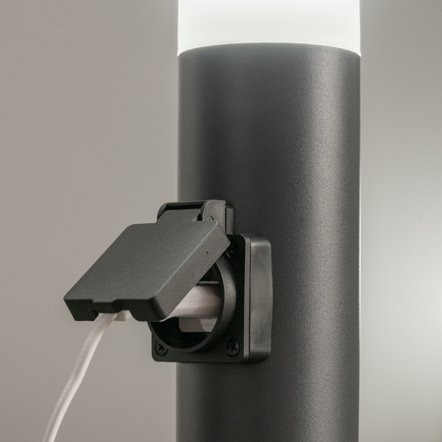 BRILAGI - Vanjska LED RGBW lampa ELIA, s mogućnošću prigušivanja, sa utičnicom, 1xE27/6,5W/230V, 2700-6500K, IP44, Wi-Fi, 50 cm, antracit