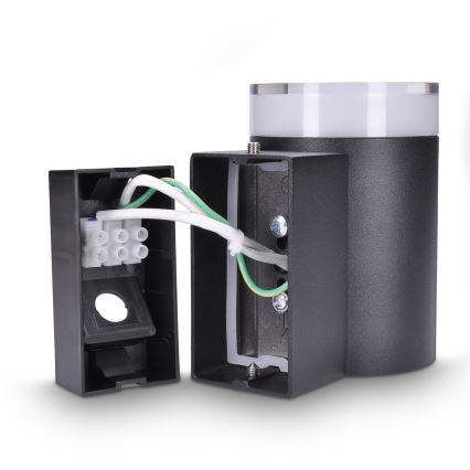 Brilagi - LED RGBW s mogućnošću prigušivanja vanjsko zidno svjetlo MATERA 1xGU10/6W/230V 3000K IP54 crna + daljinski upravljač