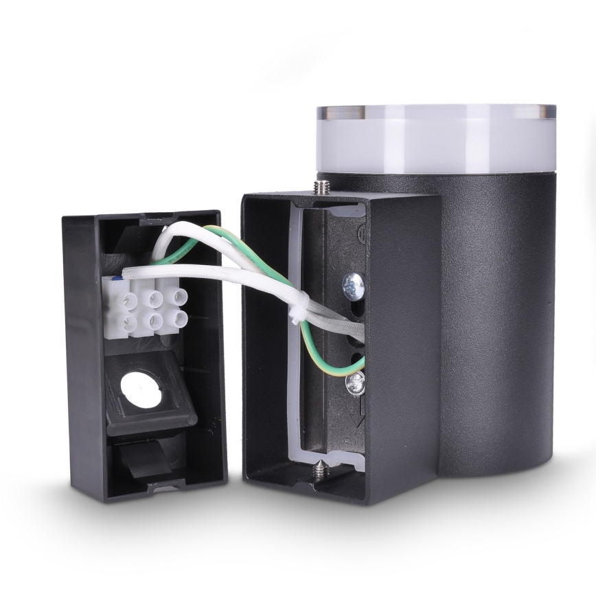 Brilagi - LED RGBW s mogućnošću prigušivanja vanjsko zidno svjetlo MATERA 1xGU10/6W/230V 3000K IP54 crna + daljinski upravljač