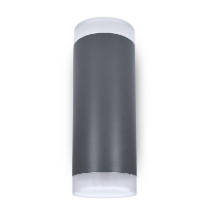 Brilagi - LED RGBW prigušivo vanjsko zidno svjetlo MATERA 2xGU10/4,8W/230V 3000K IP54 antracit + daljinski upravljač
