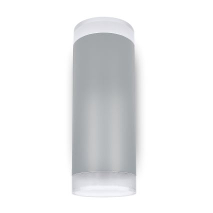 Brilagi - LED RGBW s mogućnošću prigušivanja vanjska zidna svjetiljka MATERA 2xGU10/4,8W/230V 3000K IP54 siva + daljinski upravljač