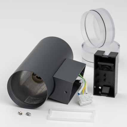 Brilagi - LED RGBW prigušivo vanjsko zidno svjetlo MATERA 2xGU10/6W/230V 3000K IP54 antracit + daljinski upravljač