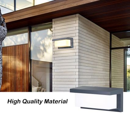 Brilagi - LED RGBW s mogućnošću prigušivanja vanjsko zidno svjetlo BRICKY 1xE27/15W/230V 2700-6500K antracit IP54