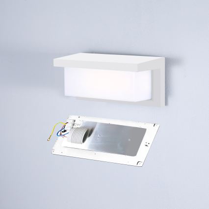 Brilagi - LED RGBW prigušivo vanjsko zidno svjetlo BRICKY 1xE27/9W/230V 2700-6500K IP54 bijela