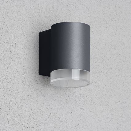 Brilagi - LED RGBW prigušivo vanjsko zidno svjetlo MATERA 1xGU10/4,8W/230V 3000K IP54 antracit + daljinski upravljač