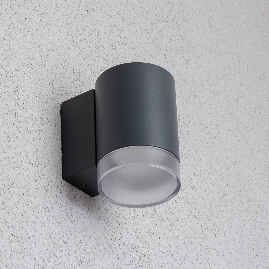 Brilagi - LED RGBW prigušivo vanjsko zidno svjetlo MATERA 1xGU10/4,8W/230V 3000K IP54 antracit + daljinski upravljač