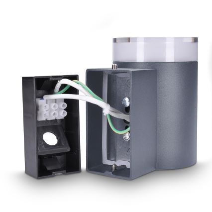 Brilagi - LED RGBW prigušivo vanjsko zidno svjetlo MATERA 1xGU10/4,8W/230V 3000K IP54 antracit + daljinski upravljač
