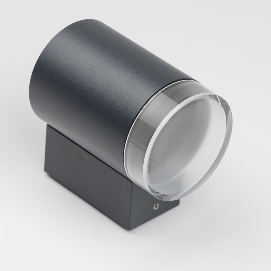 Brilagi - LED RGBW prigušivo vanjsko zidno svjetlo MATERA 1xGU10/6W/230V 3000K IP54 antracit + daljinski upravljač