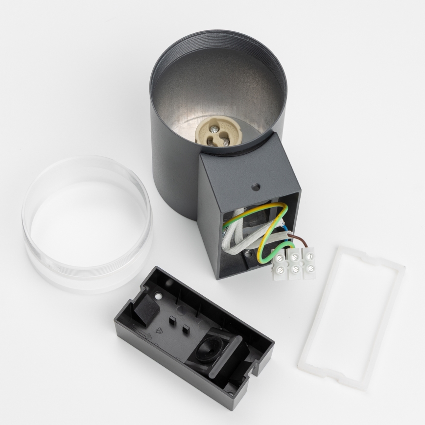 Brilagi - LED RGBW prigušivo vanjsko zidno svjetlo MATERA 1xGU10/6W/230V 3000K IP54 antracit + daljinski upravljač