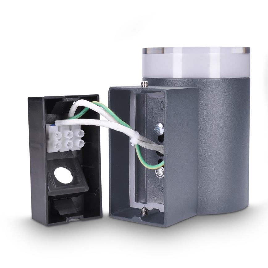 Brilagi - LED RGBW prigušivo vanjsko zidno svjetlo MATERA 1xGU10/6W/230V 3000K IP54 antracit + daljinski upravljač