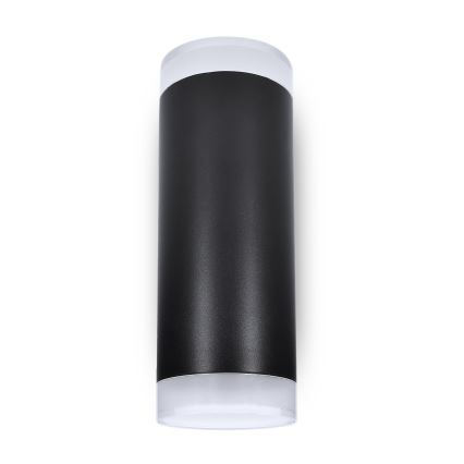 Brilagi - LED RGBW prigušivo vanjsko zidno svjetlo MATERA 2xGU10/4,8W/230V 3000K IP54 crno + daljinski upravljač