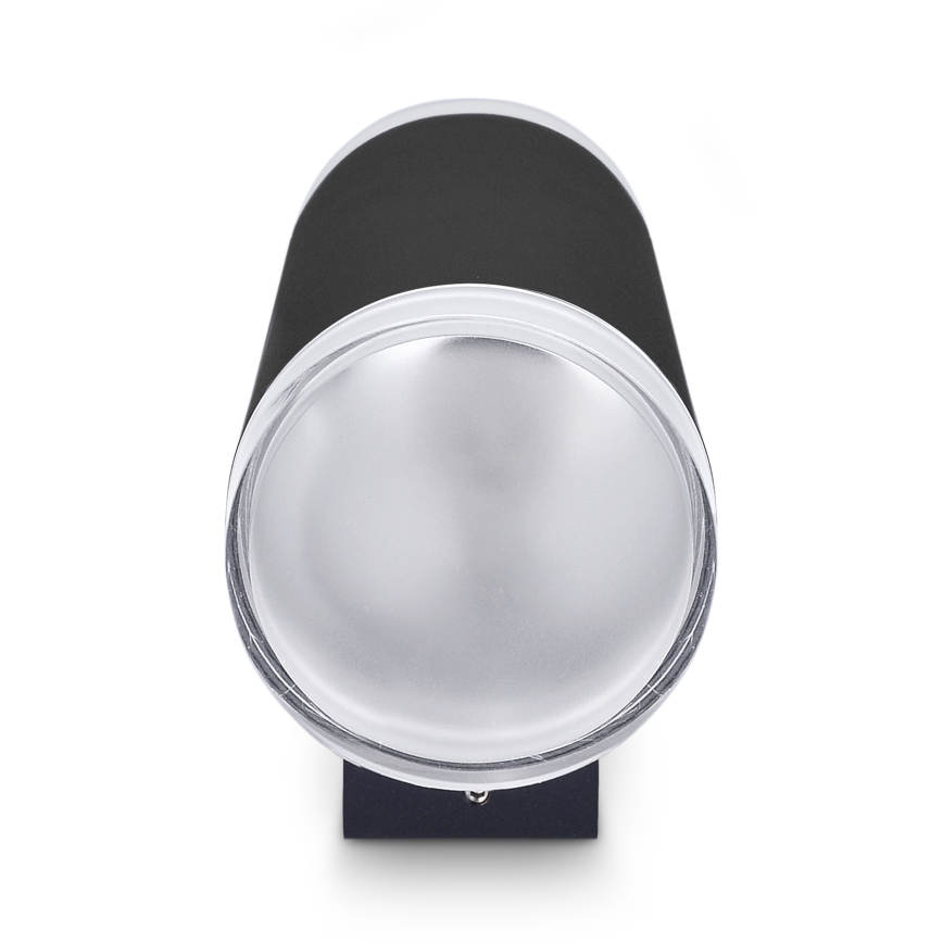 Brilagi - LED RGBW prigušivo vanjsko zidno svjetlo MATERA 2xGU10/4,8W/230V 3000K IP54 crno + daljinski upravljač