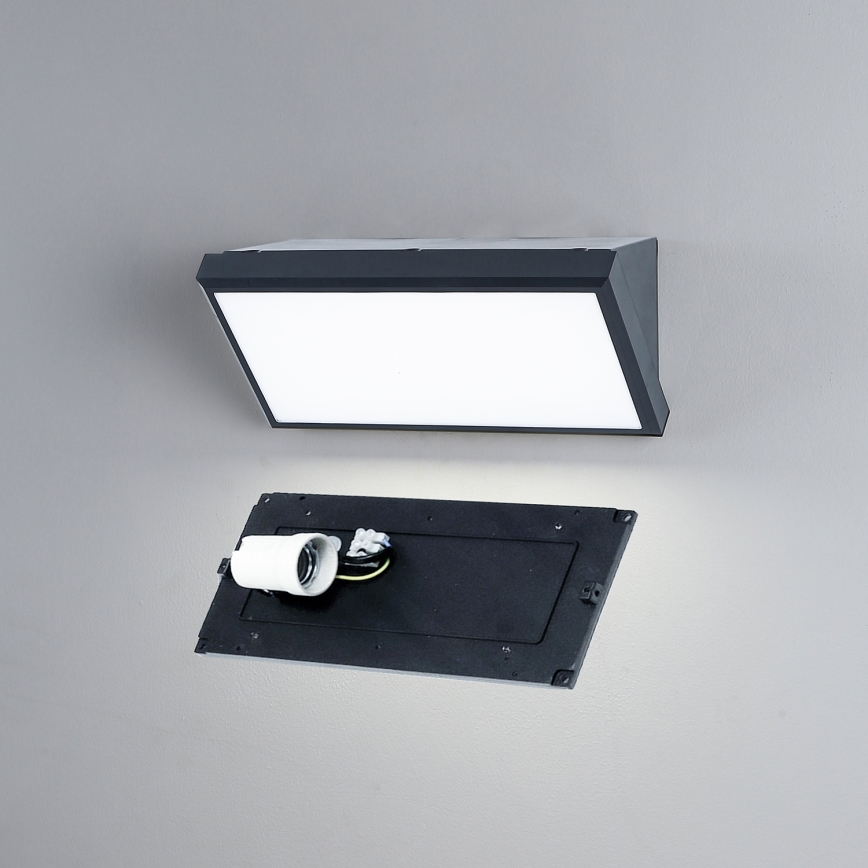 BRILAGI - LED RGBW prigušivo vanjsko zidno svjetlo TRIANGLE 1xE27/12W/230V 2700-6500K IP65 antracit