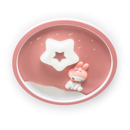 Brilagi - LED prigušivo dječje stropno svjetlo BUNNY LED/83W/230V 3000-6000K Ø 49 cm + daljinski upravljač