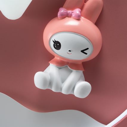 Brilagi - LED prigušivo dječje stropno svjetlo BUNNY LED/83W/230V 3000-6000K Ø 49 cm + daljinski upravljač