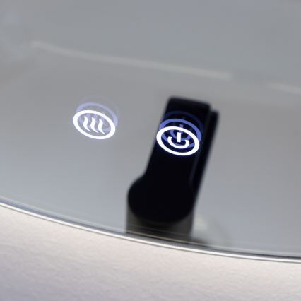 Brilagi - DEMI PRO LED grijano ogledalo za kupaonicu LED/20W/230V Ø 60 cm IP44 CRI 90 prigušivo + CCT