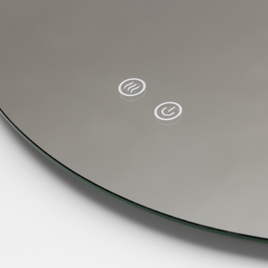 Brilagi - DEMI PRO LED grijano ogledalo za kupaonicu LED/20W/230V Ø 60 cm IP44 CRI 90 prigušivo + CCT